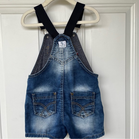 •Mayoral• Kid’s Denim Overall Shortalls - Size 4 - Picture 4 of 8